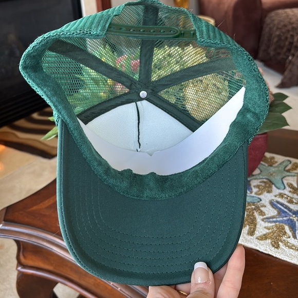 Brand New Ulta Beauty Green Teal “Offline” Trucker Hat Adjustable Baseball Cap - Picture 11 of 15